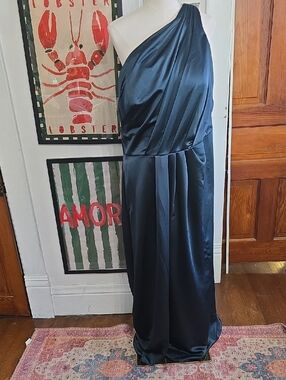 sleeves emerald green bridesmaid dresses Emerald Green Bridesmaid Dress with Puff Sleeve Powder / 14 main image 1